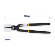   Karldahm műanyag pofás fogó lapszintezőhöz 230mm (kad11540)