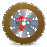Diatech gyémánttárcsa V-Turbo 350x30/25,4x10 mm (lev350)