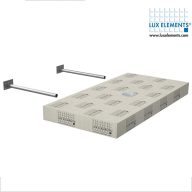   LUX LLAVE5001 Lavado G burkolható mosdópult, 1170x585x100 mm (luxlavadog)