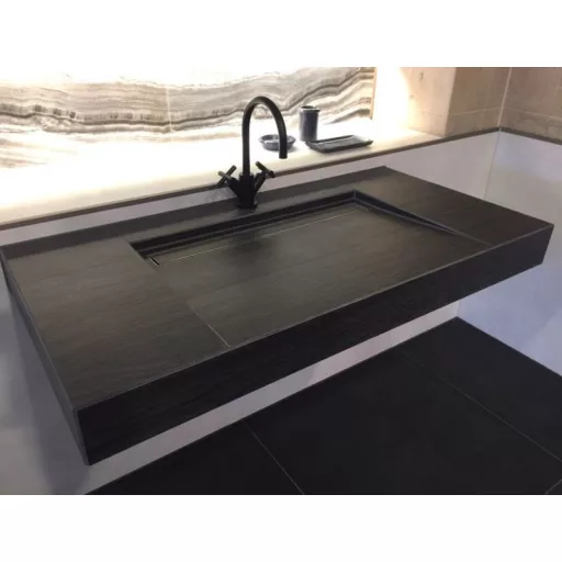 LUX LLAVE5005 Lavado L folyókás burkolható mosdópult, 1170x585x100 mm (luxlavadol)