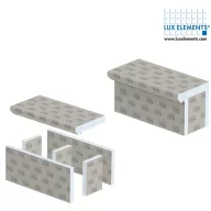   LUX LREL8508 RELAX-BA ülőpad szögletes, 1000x450x450 mm (luxlrel8508)