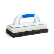   Kubala epoxi tisztító 2 db szivacs nyéllel, fekete-fehér, 250×120mm (mak0360)