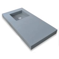   Marmox SQUARE OFFSET SINK aszimmetrikus mosdópult, BAL 1170x585x100 mm (marcenterleftsink1170)