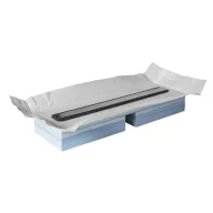   Marmox MINILAY SLIM LD70 folyóka szett V2A szálcsiszolt fedrács 800x250x70mm (marld70sm)