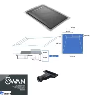   Marmox RC 100 LINE 4 zuhanytálca szett, 925 SEA STONE, 1000x1000x30 mm (marrc100ss925j)