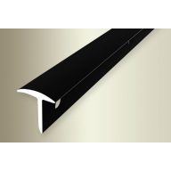   PF 294 ajtóél takaró T profil, F16 alu matt fekete, 250 cm (pf12942516)