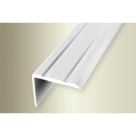   PF 235 SK alu L lépcső profil, F15 fényes fehér, 100 cm  (pf15351015)