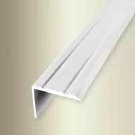   PF 235 SK lépcső profil, F15 alu fényes fehér, 100 cm (pf15351015)