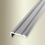   PF 236 SK lépcső profil, F4 alu matt ezüst, 100 cm (pf15361004)