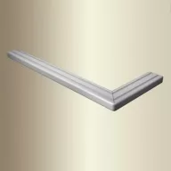   PF 236 U/FW-R lépcső profil, F4 alu matt ezüst, 100 cm (pf15367104)