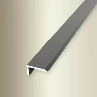   PF 238 U lépcső profil, F2G ​alu optikai szálcsiszolt rm. acél, 270 cm (pf15382702)