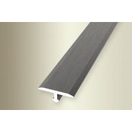   PF 289 alu T profil, F2G imitált rm. acél, szél.:14 mm, 250 cm  (pf18892502)