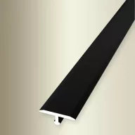   PF 289 U alu T profil, F16 matt fekete, 14mm / 250 cm (pf18892516)