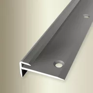   PF 809 lépcső profil, F2 alu optikai rm. acél, 250 cm (pf24032512)