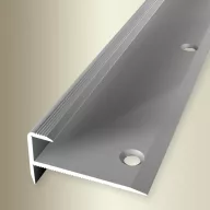   PF 810 lépcső profil, F4 alu matt ezüst, 100 cm (pf24081014)