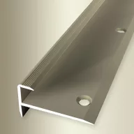   PF 810 lépcső profil, F9 alu matt homok, 100 cm (pf24081019)