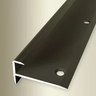   PF 810 lépcső profil, F6 alu matt bronz, 250 cm (pf24082516)