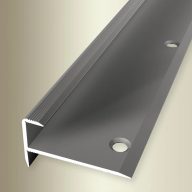   PF 811 lépcső profil, F2 alu optikai rm. acél, 100 cm (pf24101012)