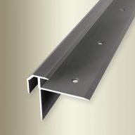   PF 838 lépcső profil, F2 alu optikai rm. acél, 250 cm (pf24802502)