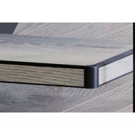   PF 845 lépcső profil, F16 alu matt fekete, 300 cm (pf25453016)