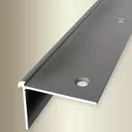   PF 870 lépcső profil, F2 alu optikai rm. acél, 100 cm (pf25701002)