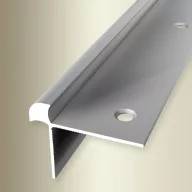  PF 874 lépcső profil, F4 alu matt ezüst, 250 cm (pf25742504)