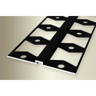   PF 170 G csatlakozó profil, F16 alu matt fekete, 270 cm (pf75702716)