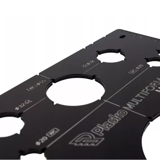 Plasko geberit jelölő sablon aluminium (pl531823mf)