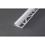   Proline PRODECOR Q négyzet profil élvédő, alu ragyogó fehér, 10mm / 250 cm  (pro13301)