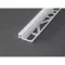 Proline PRODECOR Q négyzet profil élvédő, alu ragyogó fehér, 12,5mm / 250 cm (pro13401)