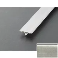   Proline PRODECOR T átvezető profil, szálcsiszolt V2A acél, 25mm / 250 cm (pro14715)