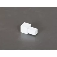   Proline PRODECOR Q négyzet uni sarok, alu öntvény, ragyogó fehér, 10mm (pro205741)