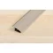 Proline PROCOVERclip íves átvezető profil, eloxált, imitált rm acél, 0-18mm / 90 cm (pro32024)