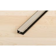   Proline PROCOVERclip Uni indító és lezáró profil, eloxált acél, 7-18mm / 90 cm  (pro33064)