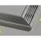Proline PROSTILT Classic drénfolyóka készlet, bal sarok elem, V2A acél rács, 85x1000mm (pro79840)
