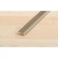   Proline PROSTEP lépcső profil, alu, imitált rm acél, 25x10mm / 270 cm (pro88614)