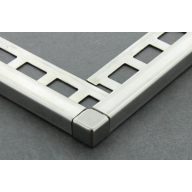   Proline EQZE 100 négyzet uni sarok, alu öntvény, imitált rm acél, 10mm  (proeqze100)