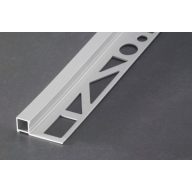   Proline QAS négyzet profil élvédő, eloxált ezüst, 8mm / 250 cm  (proqas0801)