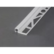   Proline QAS négyzet profil élvédő, eloxált ezüst, 10mm / 250 cm (proqas1001)