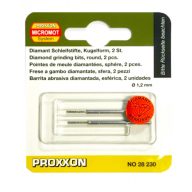   Proxxon gyémánt csiszolófej gömb, befogópatronos géphez 1,2mm (prx28230)