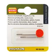   Proxxon gyémánt csiszolófej gömb, befogópatronos géphez 2,2mm (prx28232)