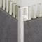SCH Quadec E négyzet profil élvédő, V2A rm acél, 4,5mm / 250cm (schq45e)