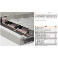   SCH Bara RWL terasz profil, fémes szürke, 120mm / 250cm (schrwl120gm)