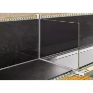   SCH Deco SG-AE zuhany üvegfogadó profil, eloxált alu, 12,5/12mm / 250cm (schsg125ae12)