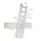 SKT furatjelölő sablon 40cm (skt171001)