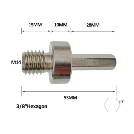 SKT adapter M14 menetről - fúrógéphez (skt21610)