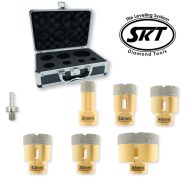   SKT 226 PRO gyémánt lyukfúró készlet 20-35-40-43-50-68 mm (skt226008b)