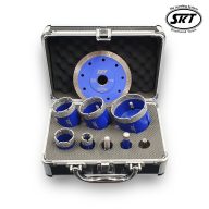   SKT 256 PREMIUM gyémánt fúró készlet 12-20-35-43-50-68 mm +koffer (skt256007c)