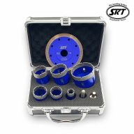   SKT 256 PREMIUM gyémánt fúró készlet 20-35-40-43-50-68 mm +koffer (skt256008c)