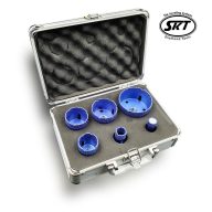   SKT 356 PRO gyémánt lyukfúró készlet 16-20-35-43-51-67 mm +koffer (skt356005)
